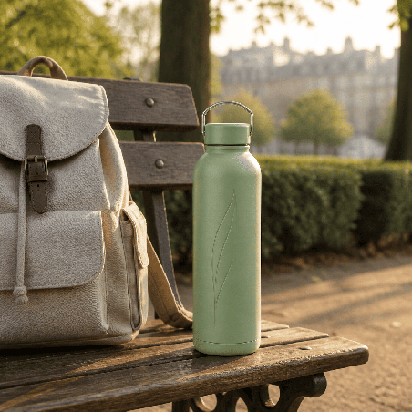 Gourde isotherme NOMADE LOOP - Inox recyclé